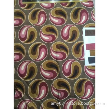 Latest New Design Custom Colorful Geometric Print Fabric